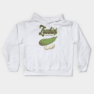 Zucchini Growing Champion Kids Hoodie